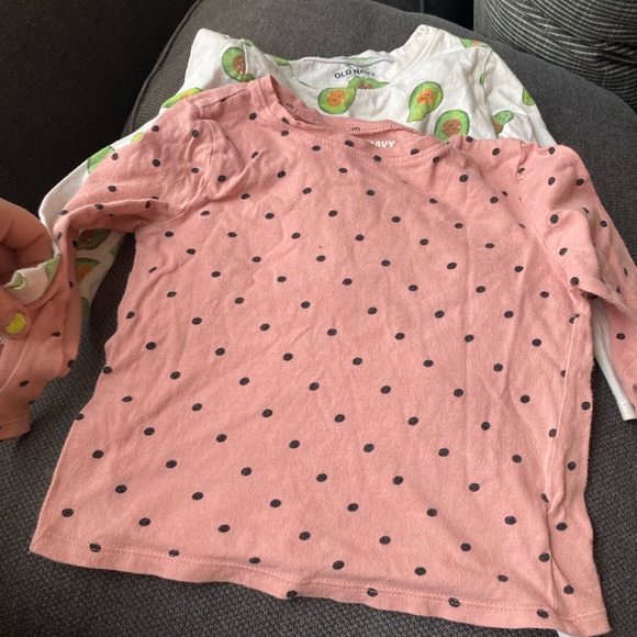 Lot of 3 Long Sleeve Shirts 3T Toddler Girl - Old Navy girls outfit bundle - Picture 5 of 6